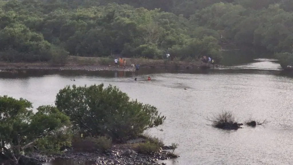 Two athletes drowned; both rescued