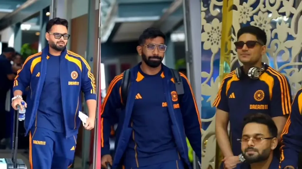 भारतीय संघ इंग्लंडमध्ये दाखल Indian team arrives in England