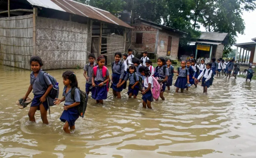 Flood situation continues to be severe in Northeast India