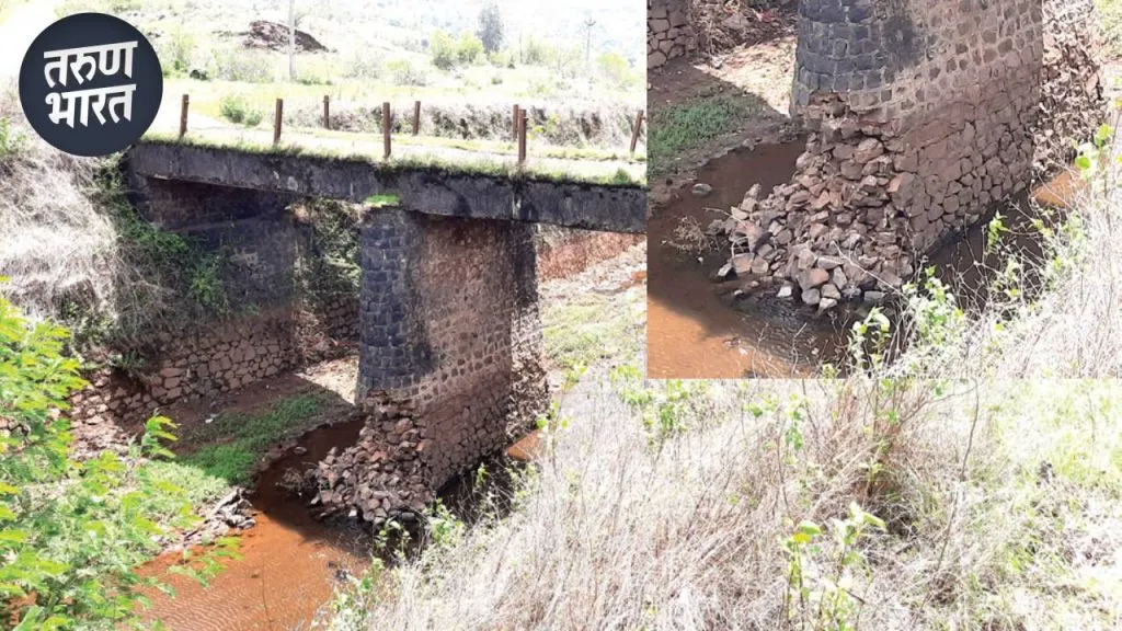 Sangli Left Canal: डावा कालवा म्हणजे ‘असून अडचण नसून खोळंबा’, पूल कमानीला भगदाड armers' traffic continues across the bridge over the canal in sangli