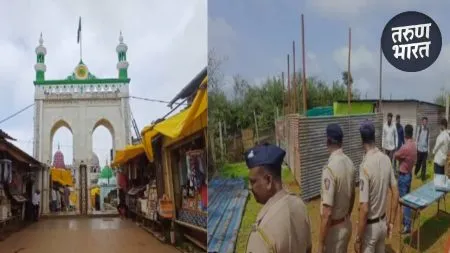 police security maintained Vishalgad fort prevent untoward incident