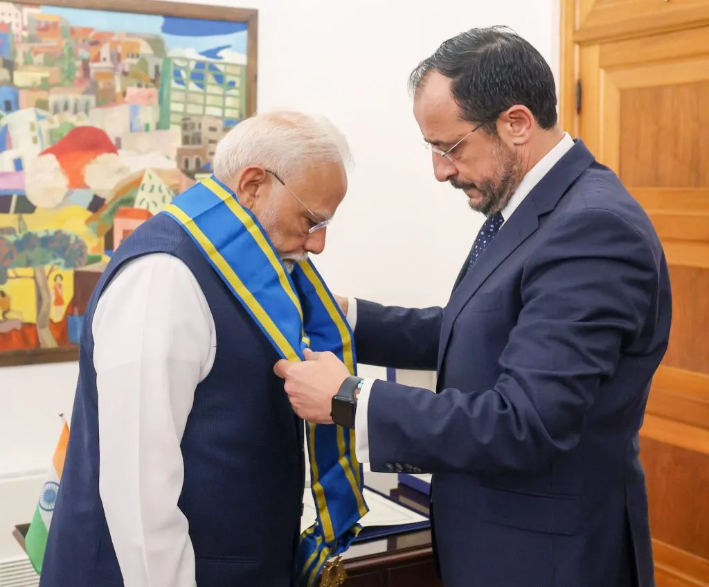 Cyprus awards PM Modi