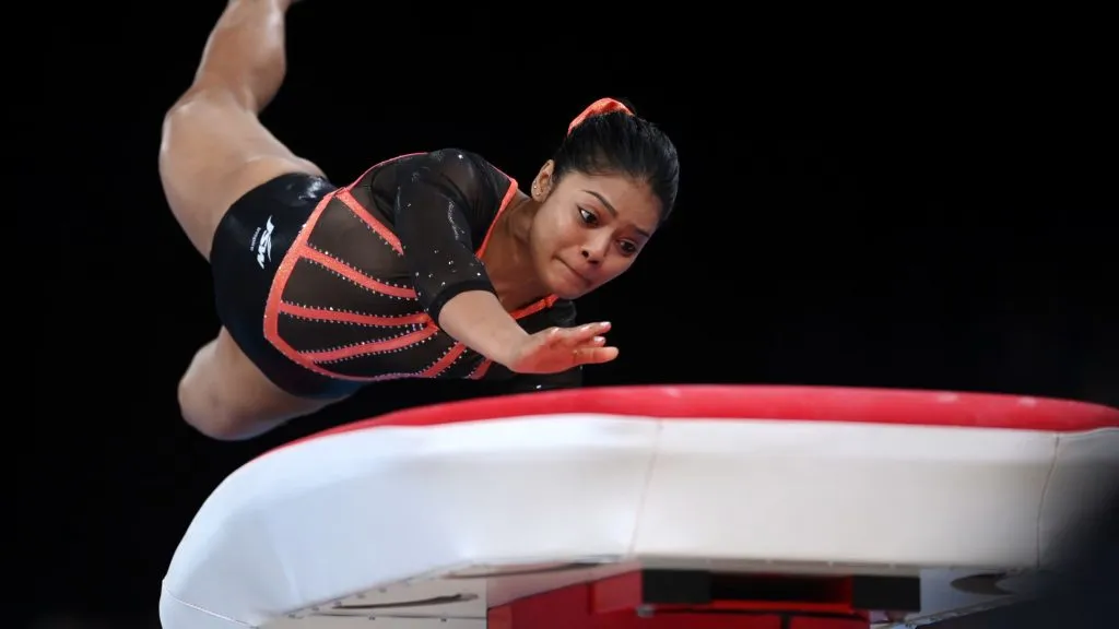 Bronze medal for Pranati Nayak