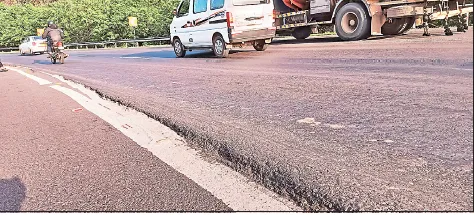 Potholes causing trouble for commuters!