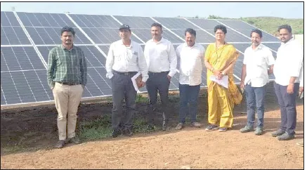 पंतप्रधान मुख्यमंत्री सौरउर्जा योजनेतून पाच गावांना आठ तास वीज Eight Hours of Electricity to Five Villages Through the Prime Minister and Chief Minister Solar Energy