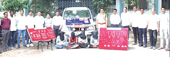 Four arrested for interstate burglaries