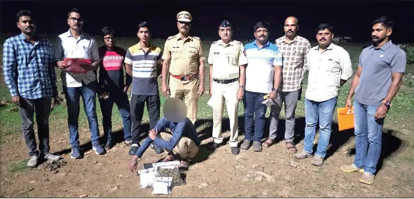 A young man was arrested in Ratnagiri for possessing ganja
