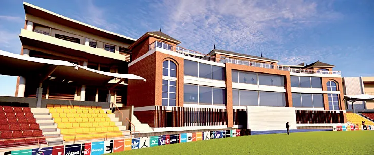कराडच्या स्टेडियमवर डे-नाईट क्रिकेट Day-night cricket match at Karad stadium