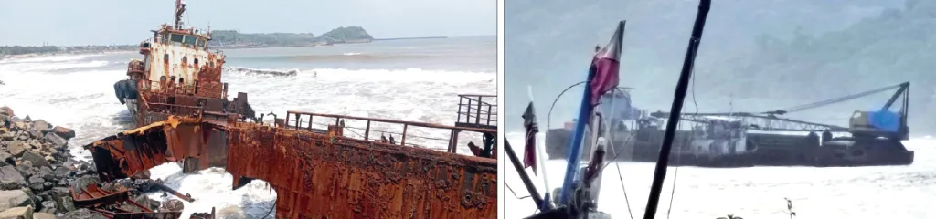 The journey of the barge stuck in the Ranpar sea will be delayed