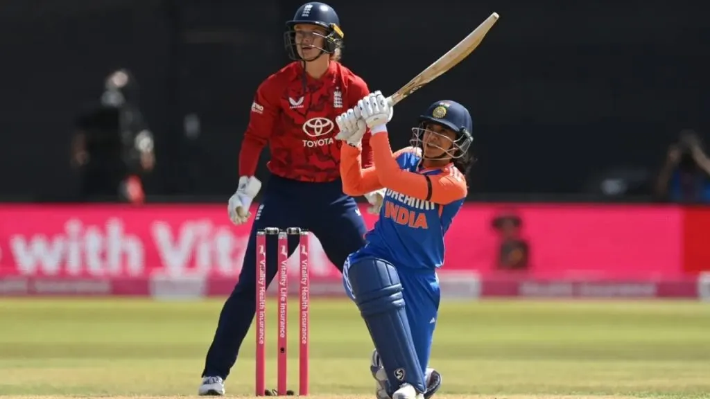 Smriti Mandhana's century in India's victory