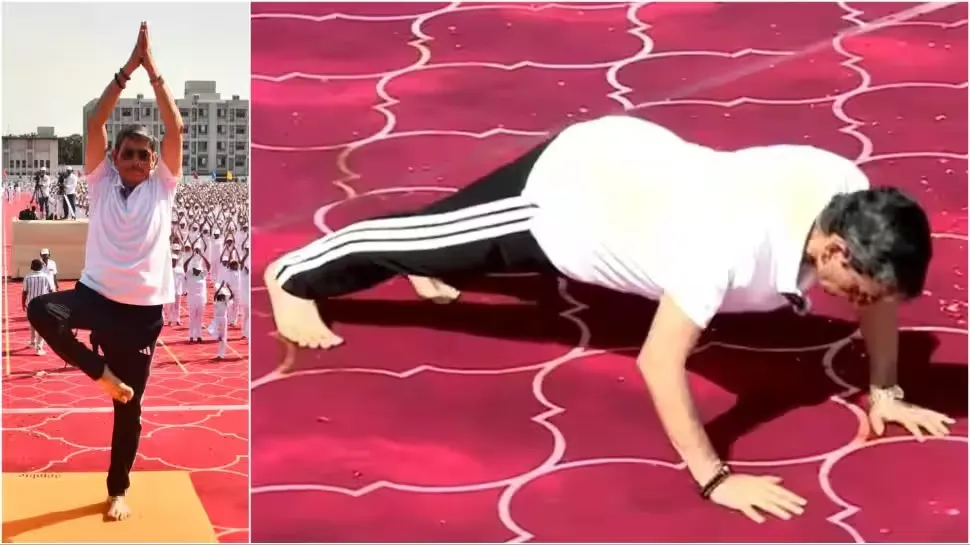 Governor performs a show of strength on Yoga Day