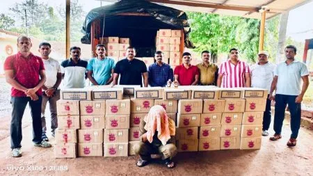 वेंगुर्ल्यात 60 लाखाची बेकायदा दारु जप्त