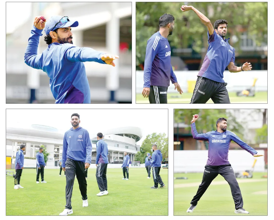 Indian team's practice begins