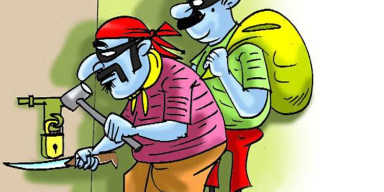 ओझरे खुर्द येथे घरफोडीत ६५ हजारांचा ऐवज लंपास In a burglary at Ozare Khurd, valuables worth ₹65,000 were stolen
