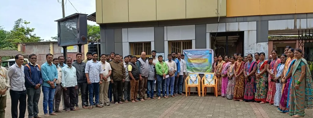 Khanapur Taluka PDO organization supports Rohyo employees' work stoppage protest