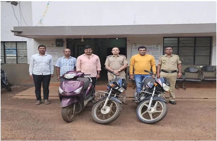 Navaga youth arrested for stealing three motorcycles