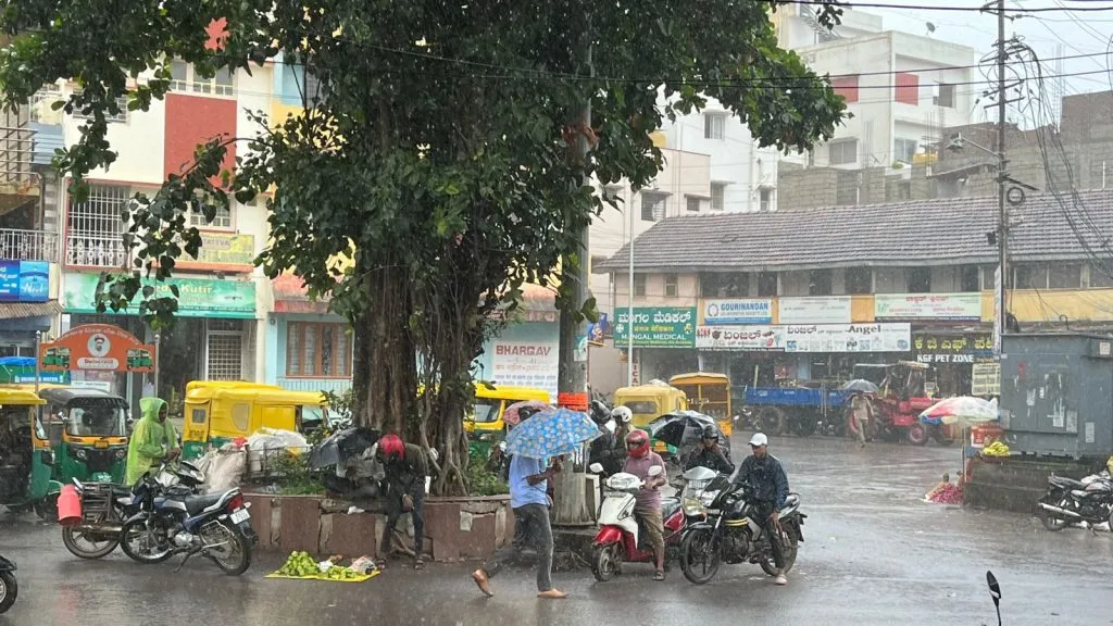 Rain returns after eight days