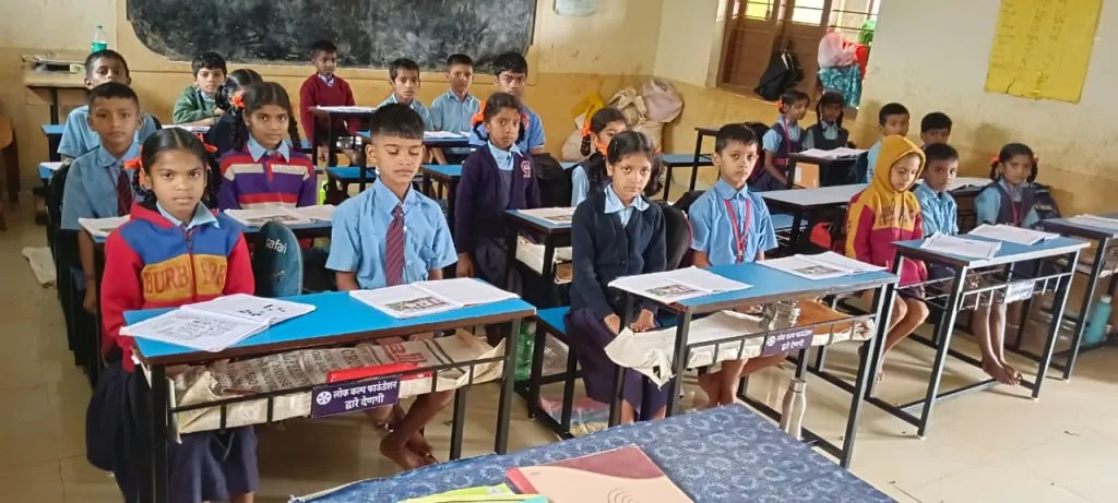 Lokkalpa's donation to Amte School