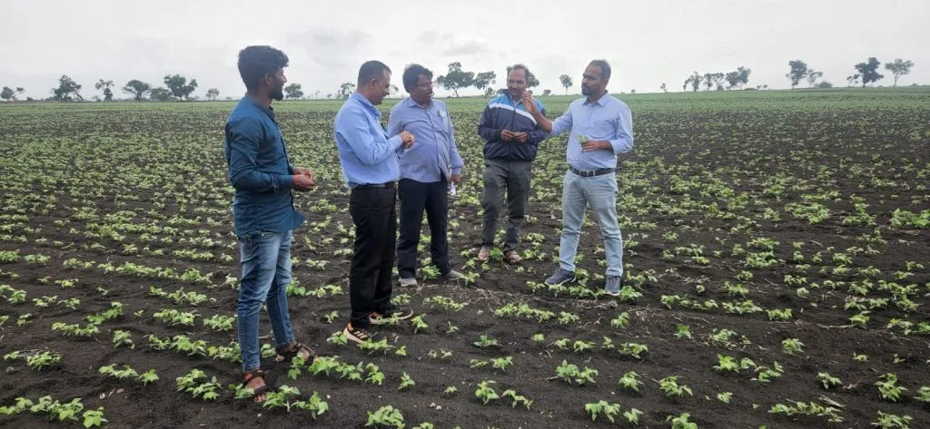 कृषी खात्याकडून जिल्हा पाहणी दौरा District inspection tour by the Agriculture Department