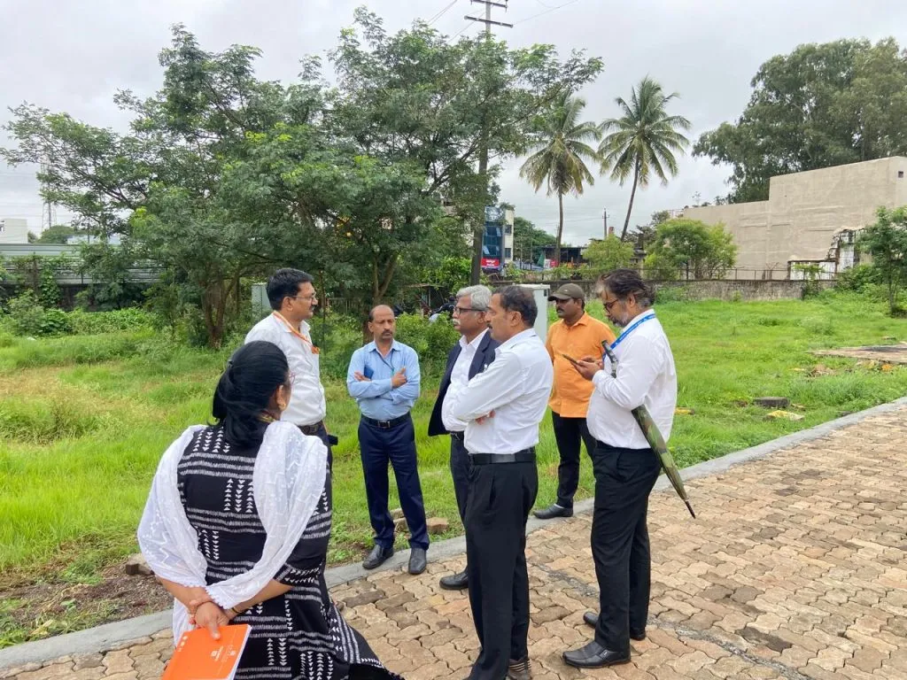 Site inspection for electrical system in airport area