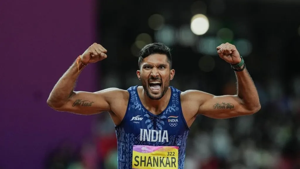 Tejaswin Shankar sets new national record in decathlon