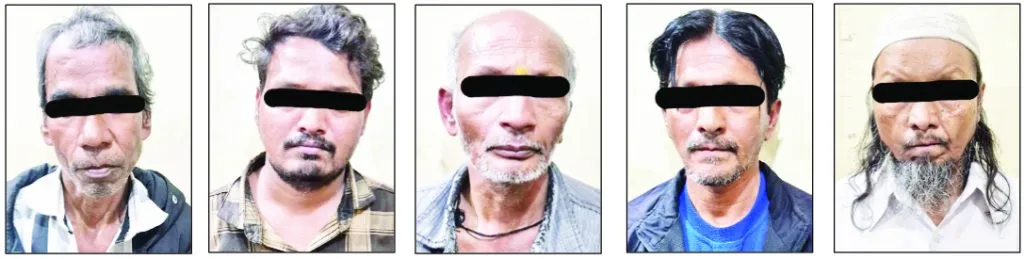 खंजर गल्लीतील मटका अड्ड्यावर पाच जणांना अटक Five people arrested at Matka Adda in Khanjar Gali