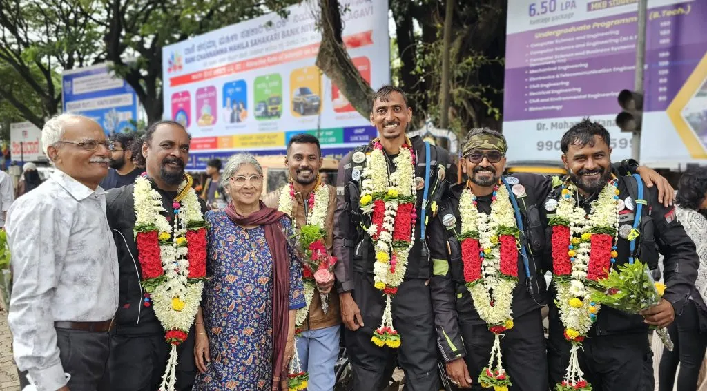 The arduous journey from Belgaum riders to Ladakh