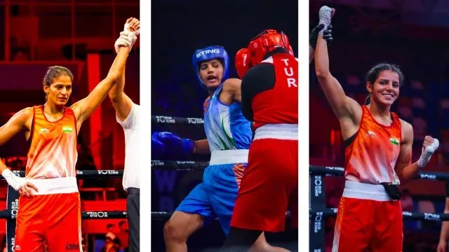 साक्षी, जस्मिन, नुपूर यांना सुवर्णपदके Sakshi, Jasmine, Nupur win gold medals