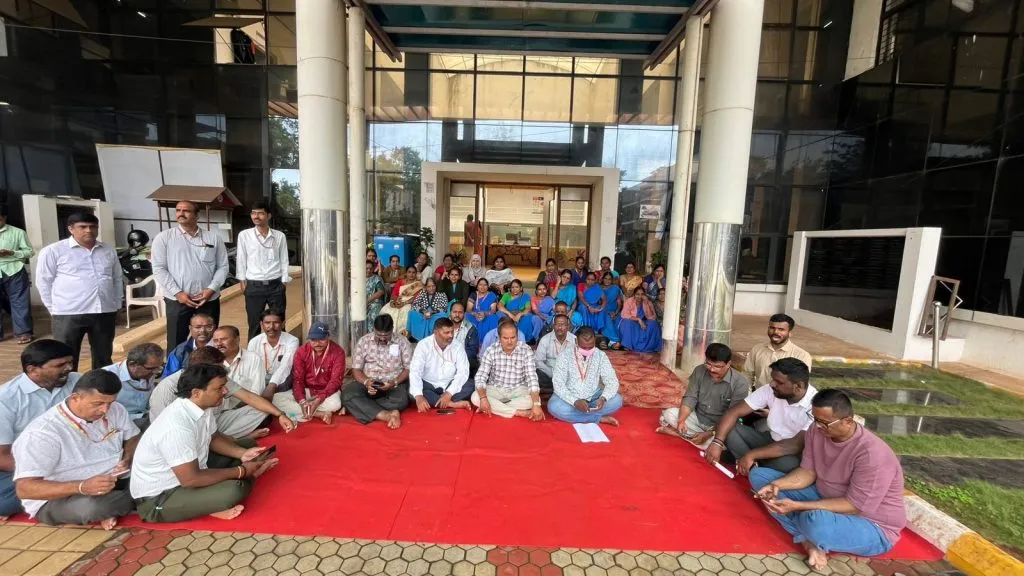 Statewide strike by employees affects work in Belgaum too