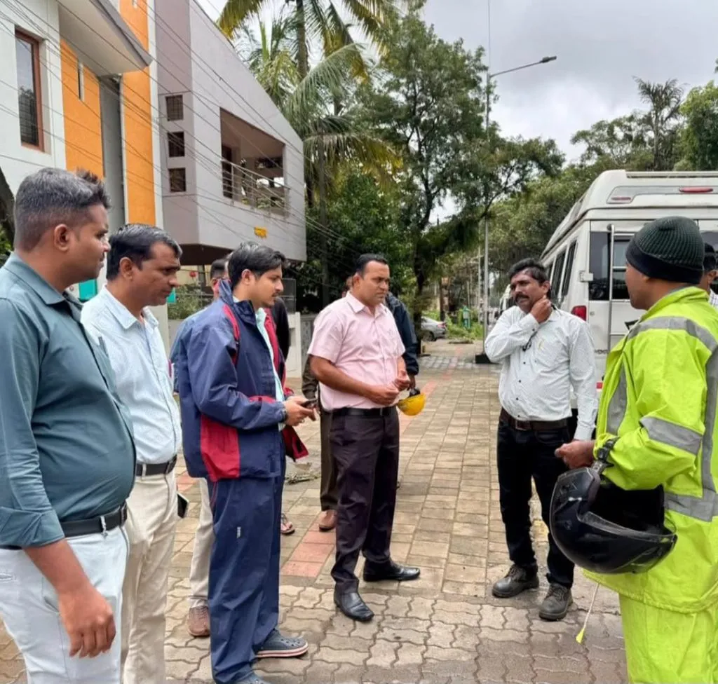 Inspection of various departments on Mandoli Road for 24-hour water supply scheme