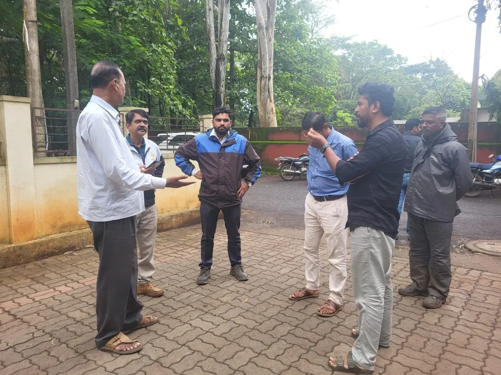 Protest against dirty water supply