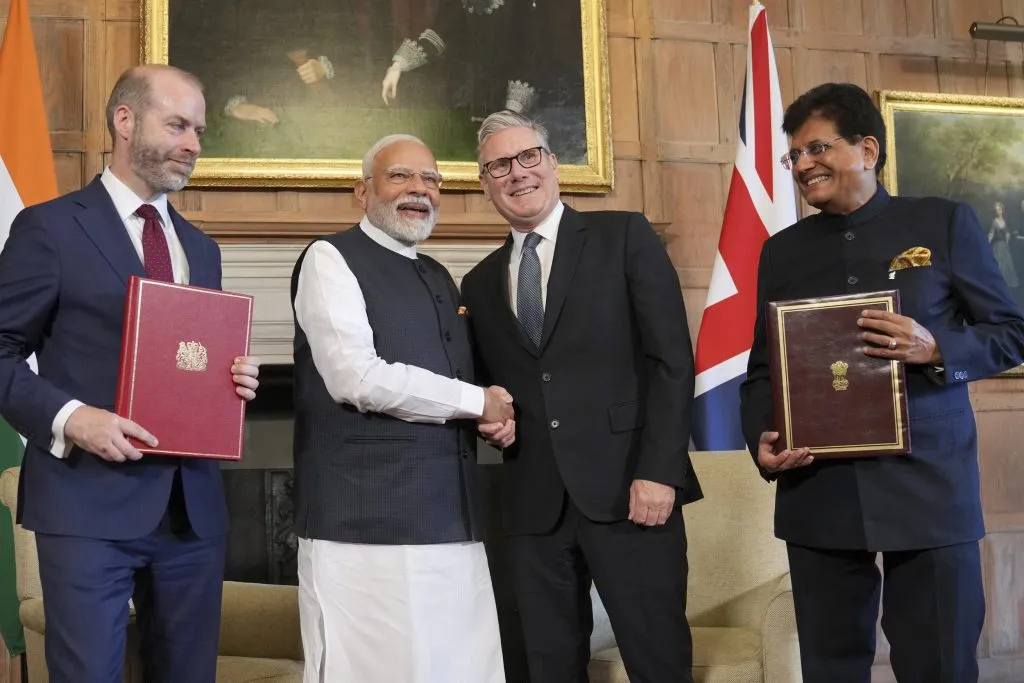 Historic agreement between India and Britain