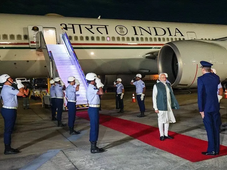Modi arrives in Brazil for 'BRICS'