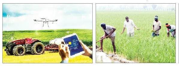 Techniques of agriculture and farmers past and present