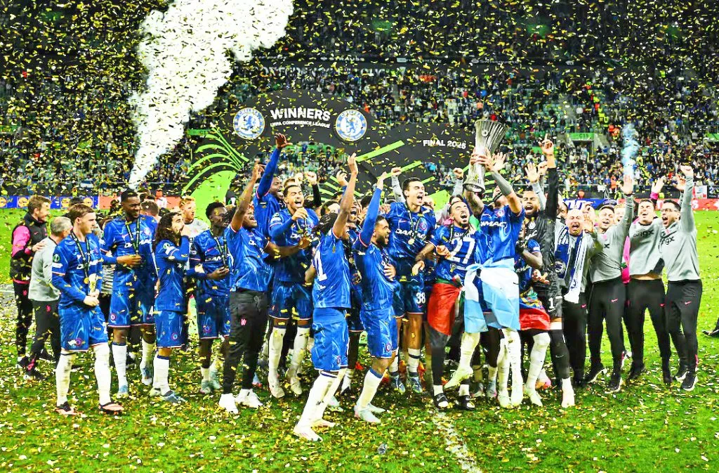 Off-beat: Chelsea become world champions...
