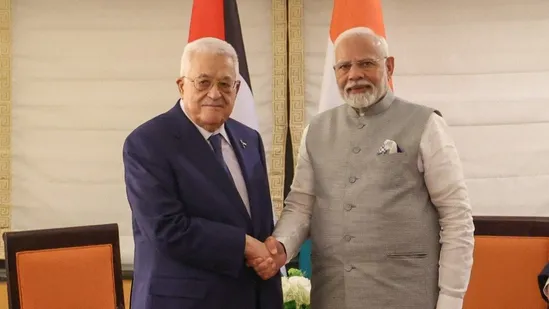 Palestinian President's message to PM Modi
