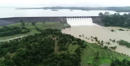 लिंगनमक्की जलाशयातील पाण्याच्या पातळीने 1800 फुटाचा टप्पा ओलांडला Water level in Linganamakki reservoir crosses 1800 feet mark