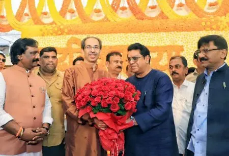 Raj Thackeray at Matoshree after 20 years