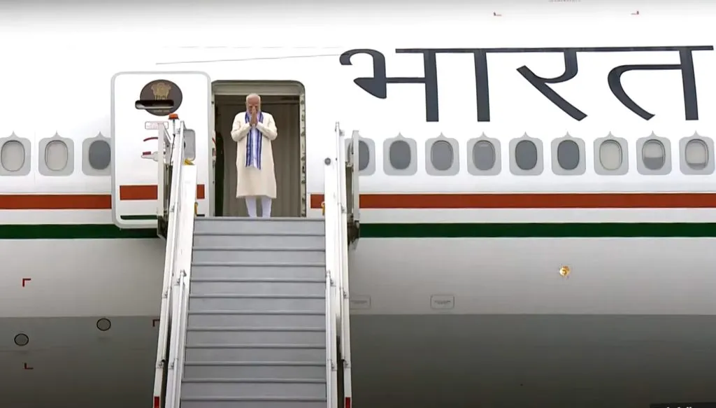 Prime Minister Modi returns from five-nation tour