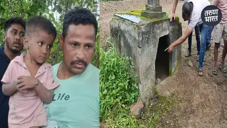 small temple of Mhasoba in the farm of Sambhaji Yashwant Patil