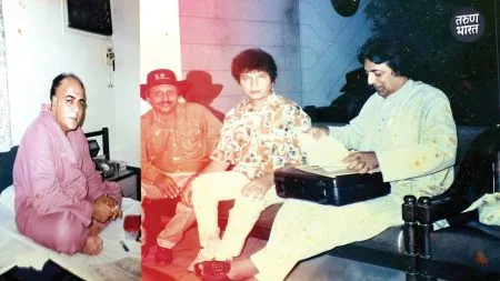 Mehmood, Kishore Kumar Asrani taste of tambada pandhara rassa