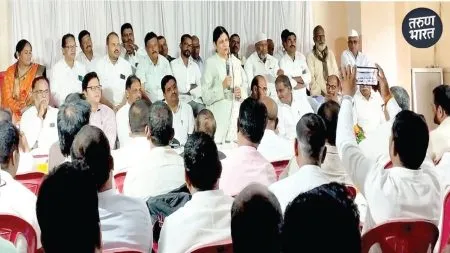 elections Kanadewadi everyone's attention drawn to this gathering