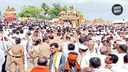 completing its final stop in Phaltan taluka and Satara district