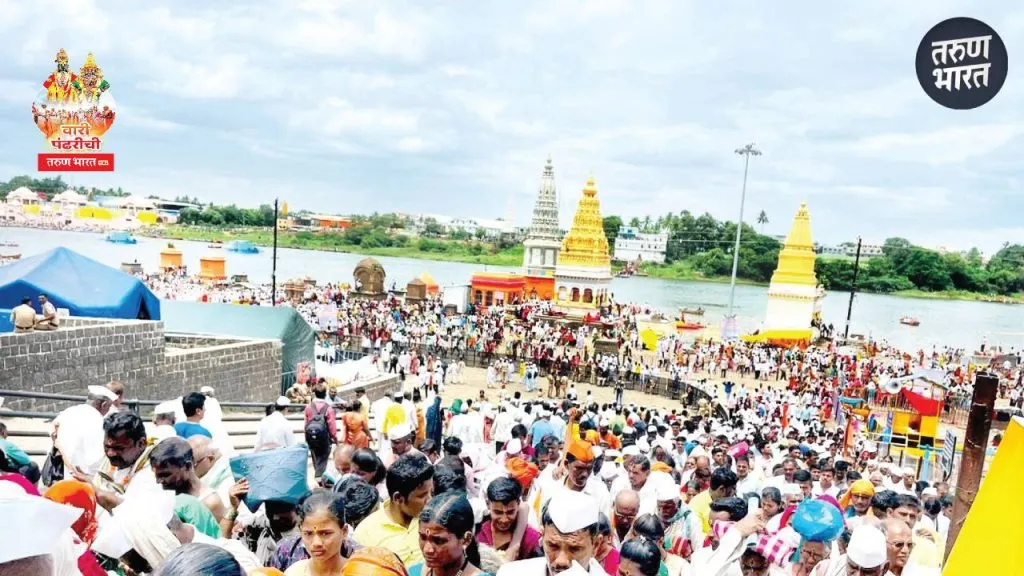 Vari Pandharichi 2025: वारकऱ्यांनी दुमदुमली अवघी पंढरी, विठू माउलीच्या भेटीची आस.. last standing stage palakhi sohala Tukaram Dnyaneshwar maharaj