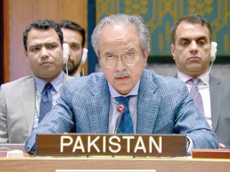 Pakistan holds the presidency of the Security Council