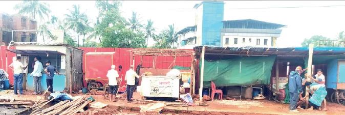 Encroachments Removed Voluntarily Before Action on the Next Day