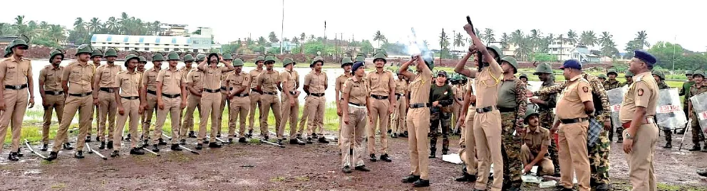 Ratnagiri Police put preparations for Ganeshotsav and Janmashtami to the test!