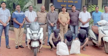 Three arrested for house burglary in Vishrambag area