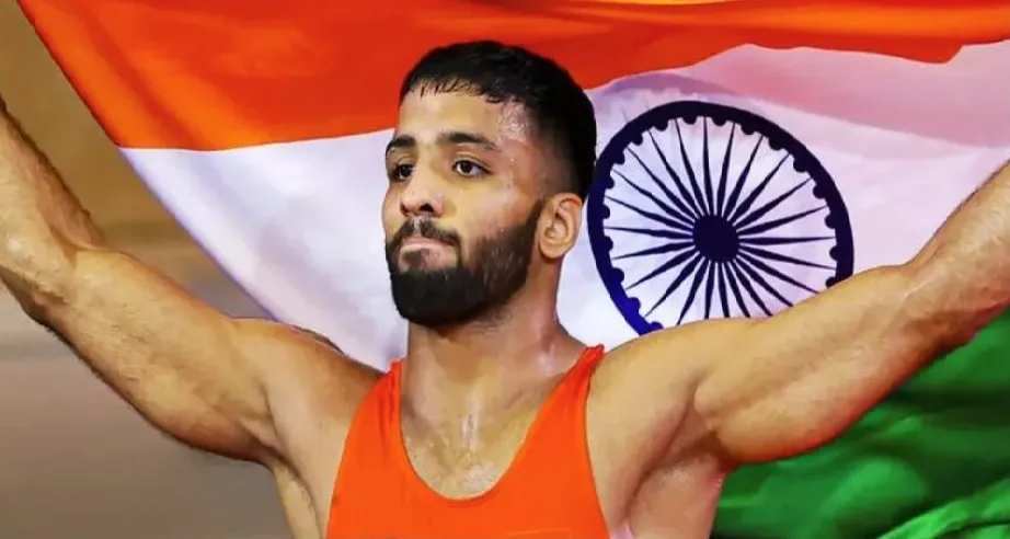 Indian wrestler Sujith wins gold, Rahul wins bronze