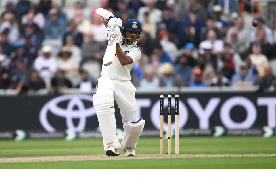 Half-centuries by Yashasvi Jaiswal, Sai Sudarshan